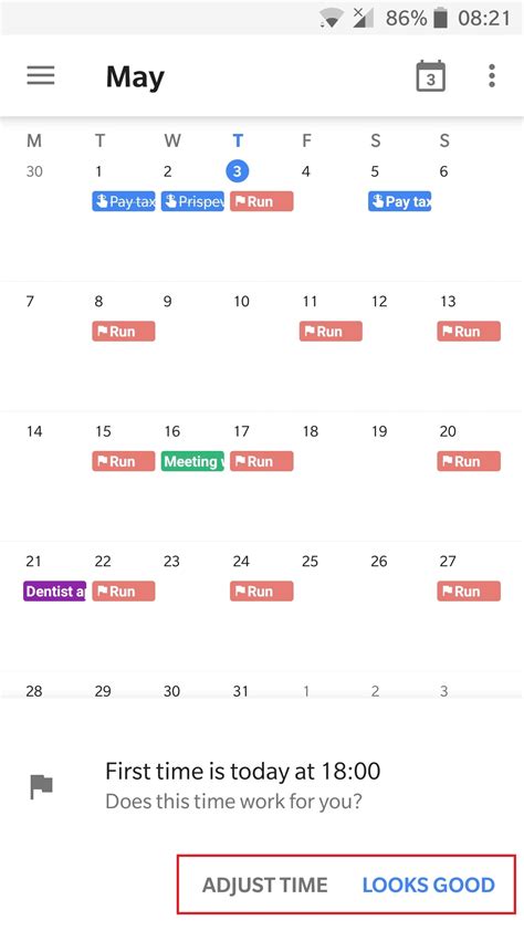 How To Set Up And Use Google Calendar Goals On iOS And Android