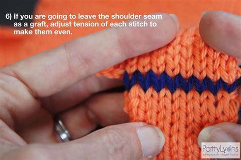 How To Sew Shoulder Seams In Knitting