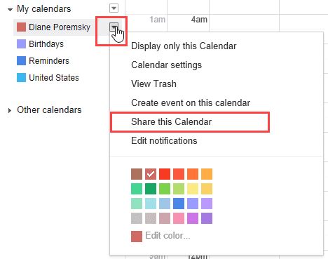 How To Share Gmail Calendar With Outlook