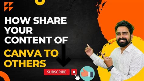 How To Share Your Canva Design To Others Canva Share Link 