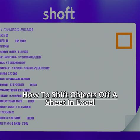 How To Shift Objects Off A Sheet In Excel Anders Fogh