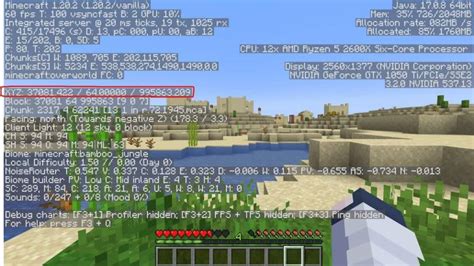 How To Show Coordinates In Minecraft Java Windows 10 Bedrock Pro Game Guides
