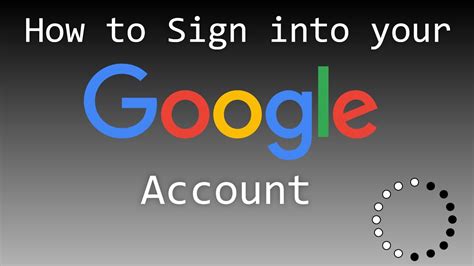 How To Sign In Google