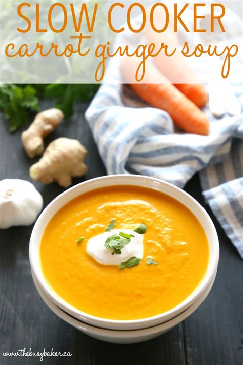 How To Something Your Slow Cooker Carrot Ginger Soup