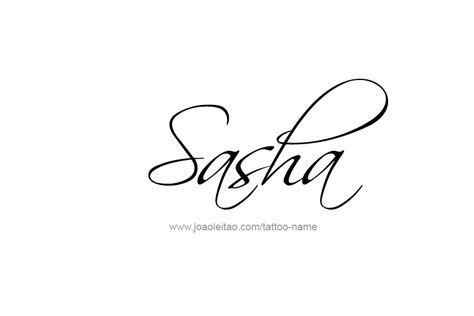 How To Spell Sasha