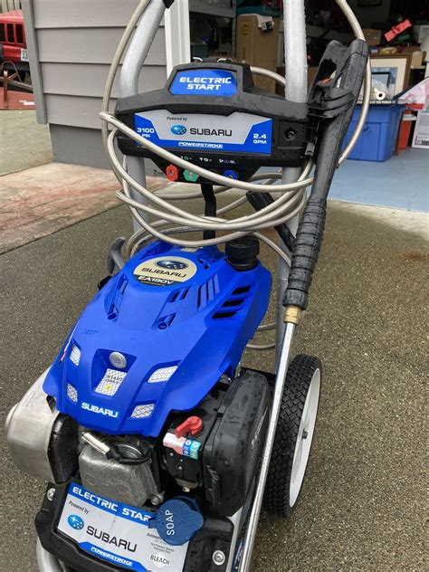 How To Start A Subaru Pressure Washer