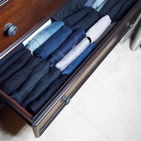 How To Store Pants In A Drawer