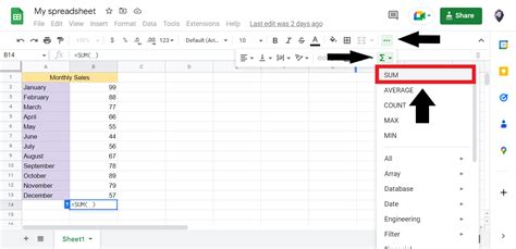 How To Sum Columns In Google Sheets Otosection