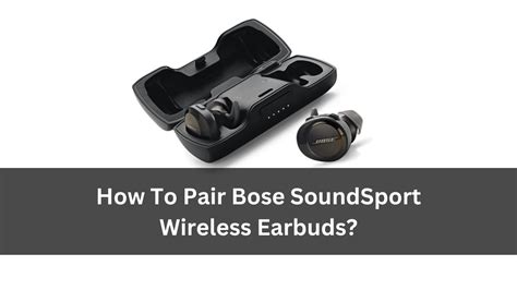 How To Sync Bose Soundsport