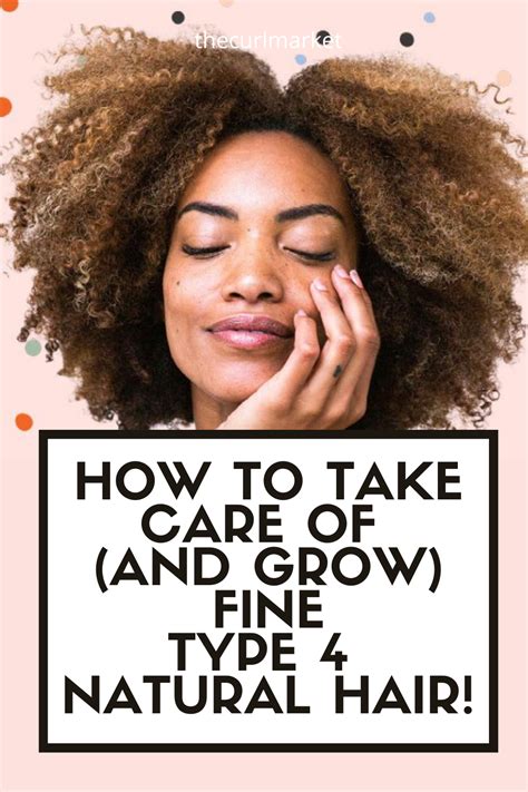 How To Take Care of Fine Type 4 Natural Hair - To The Curl Market