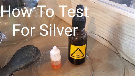 How To Test For Silver with Homemade Testing Solution YouTube