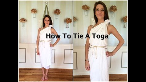 How To Tie A Toga Tutorial YouTube
