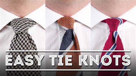 How To Tie a Simple Knot Tie Knot Tutorial Learn How to Tie a Tie