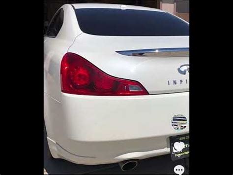 How To Tint Your Infiniti G37 Tail Lights - YouTube