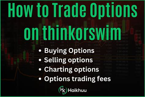 How To Trade Spreads On Thinkorswim