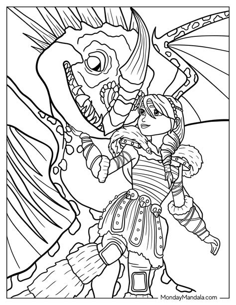 How To Train A Dragon Coloring Shee