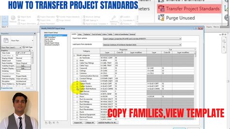 How To Transfer Project Standards in Revit Copy View Template