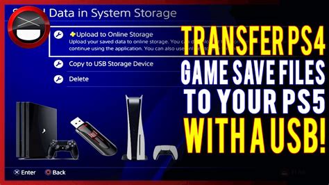 How To Transfer Your PS4 Save Data to Your PS5 Via USB! YouTube