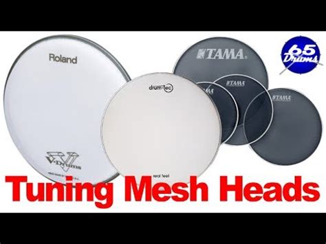 How To Tune Mesh Drumheads (edrums 101) - YouTube