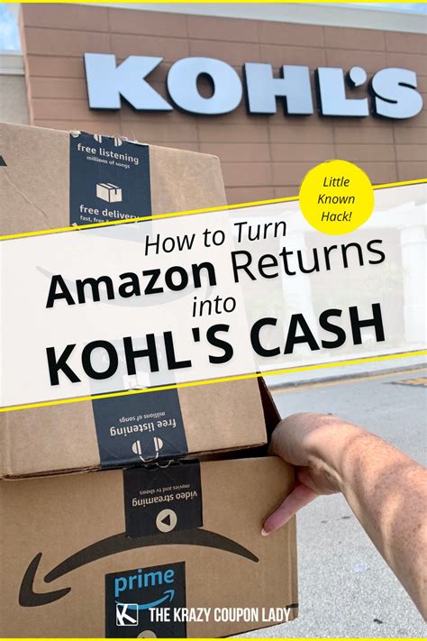 How To Turn Amazon Returns Into Kohl