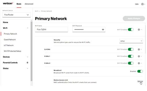 How To Turn Off Wireless On Verizon Router