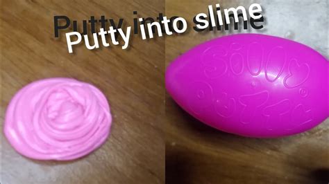 How To Turn Putty into Slime EASY - YouTube