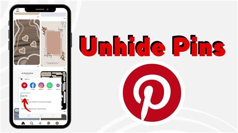 How To Unhide A Pin Pinterest YouTube