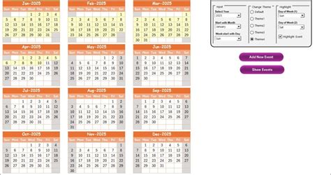 How To Update Calendar In Excel