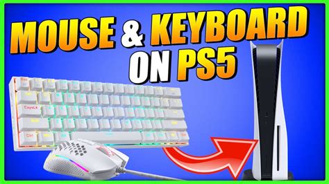 How To Use A Keyboard And Mouse On PS5, Which Games Are Compatible
