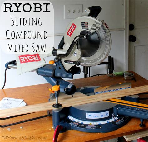 How To Use A Ryobi Miter Saw