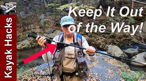 How To Use A Wading Staff when Stopped and Casting - YouTube