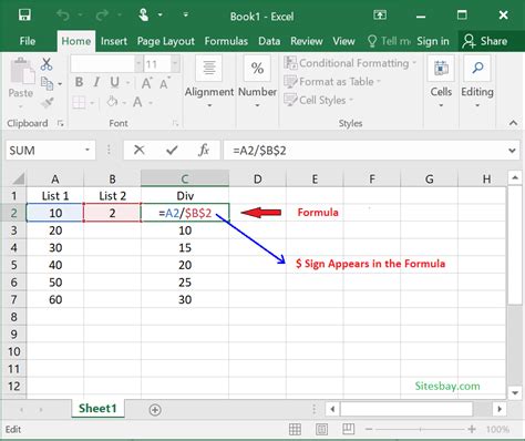 How To Use Absolute References In Excel