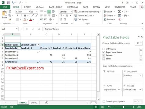 How To Use Columns In Pivot Table Printable Forms Free Online