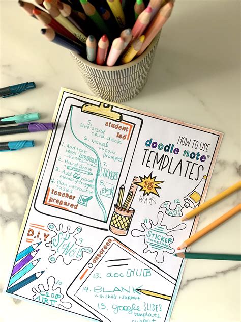 How To Use Doodle Note Templates And Diy Your Own For Free