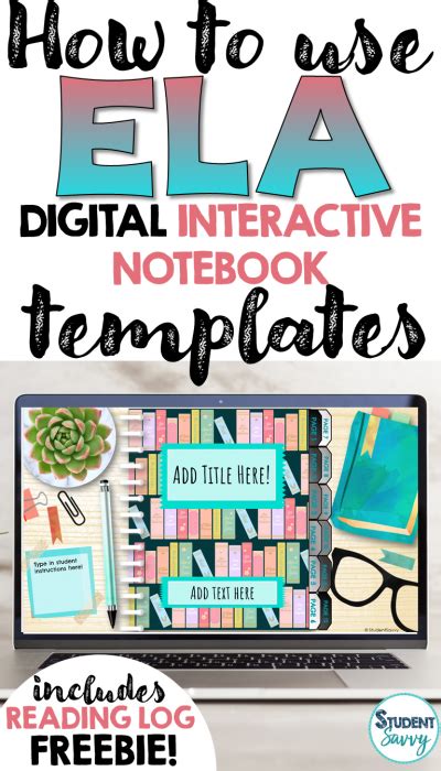 How To Use Ela Digital Interactive Notebook Templates For Google Classroom Student Savvy