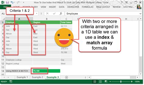 How To Use Index And Match To Look Up Data With Multiple Criteria How