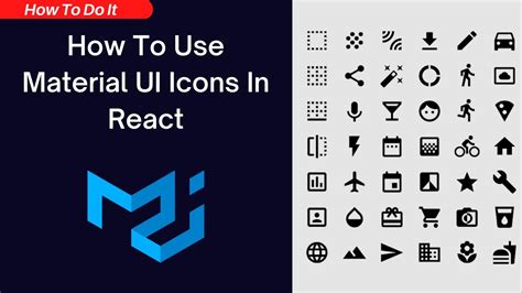 How To Use Material UI Icons In React Complete Tutorial YouTube