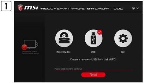 How To Use Msi Burnrecovery On Windows 10 Preloaded System