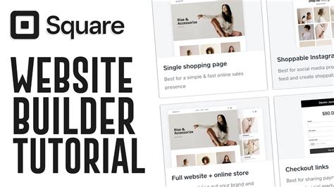 How To Use Square Website Builder Step By Step Tutorial YouTube