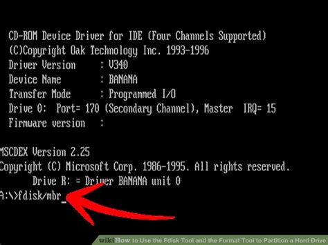 How To Use The Fdisk Tool And The Format Tool To Partition A Hard Drive