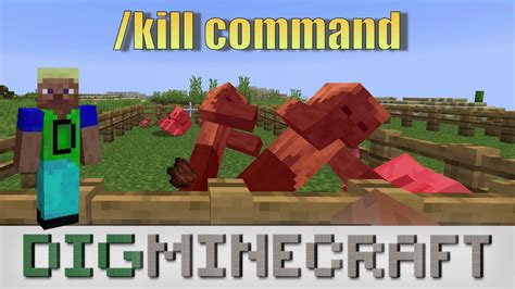 How To Use The Kill Command In Minecraft Youtube