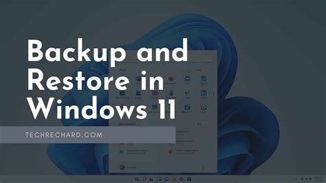 How To Use Windows Backup And Restore Tool In Windows 11 10