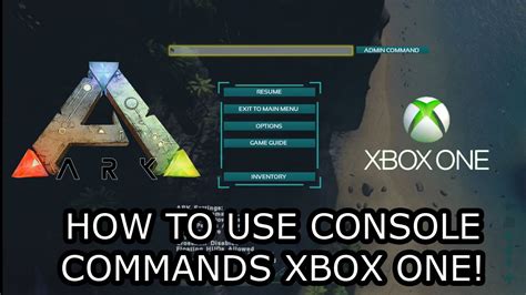 How To Use Xbox One Console Commands Items Resources Ark Survival Evolved Youtube