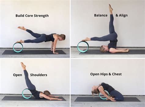 How To Use a Yoga Wheel - Stretching & Strengthening Exercises ...