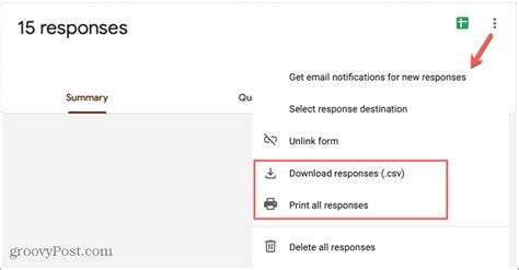 How To View Save And Manage Google Forms Responses