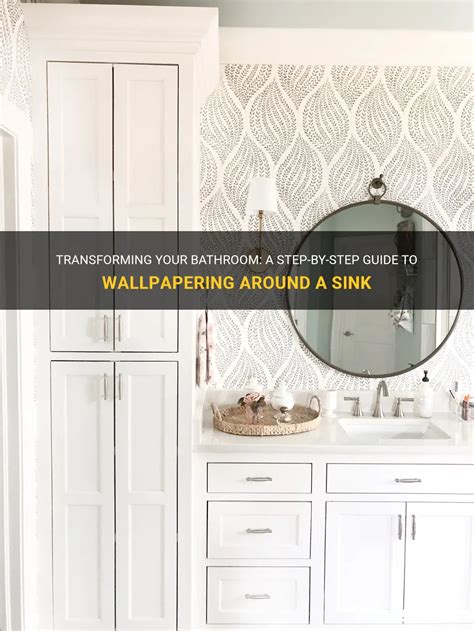 How To Wallpaper Around Bathroom Fixtures - Home Decor Bliss