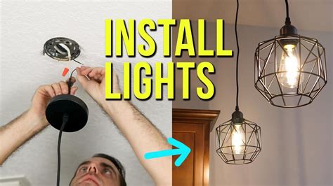 How To Wire Pendant Light Fixtures - YouTube