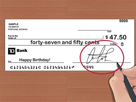 How To Write A Check For Cents Only - ahowtoit