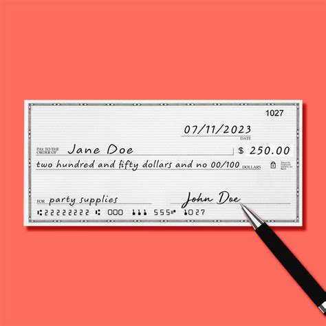 How To Write A Check Without Cents - 6 Easy Steps RD