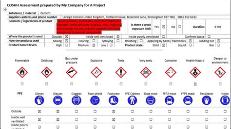 How To Write A Coshh Assessment Form Youtube